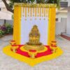 Home Flower Decoration for Haldi