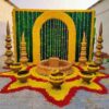 Home Flower Decoration for Haldi