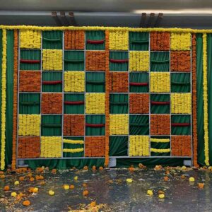 Home Flower Decoration for Haldi 2