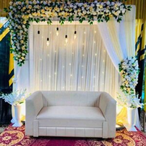 Home Flower Decoration for Haldi