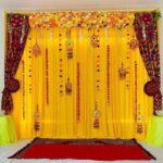 Home Flower Decoration for Haldi