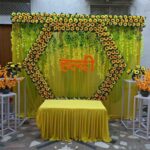 Home Flower Decoration for Haldi