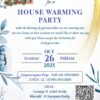 House warming ceremony