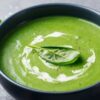 Cream of spinach soup