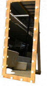 Bulb Dressing Mirror