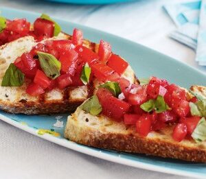 Bruschetta With Tomato & Basil
