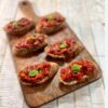 Roasted Bell Pepper Crostini