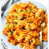 Fusilli with Red Pepper Sauce
