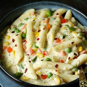 Fusilli with White sauce