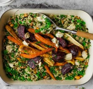 Roasted Veg with Brown Rice