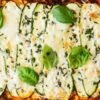 Zucchini an Lasagna