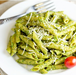 Spinach with Basil Pasta