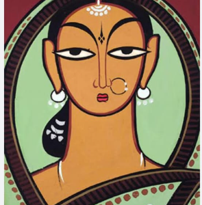 Indian artist Jamini Roy Painting