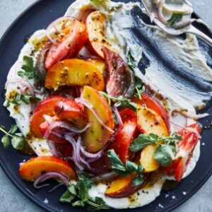 Peach & Ginger ale salad