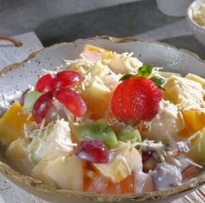 Cheesy Fruit Salad