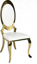 White Gold Imported Chair