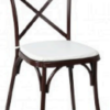 Brown Cross Belt Chair