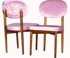Pink Rose Chair
